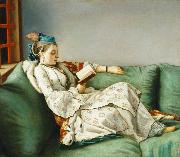 Portrait of Marie Adelaide de France en robe turque Jean-Etienne Liotard